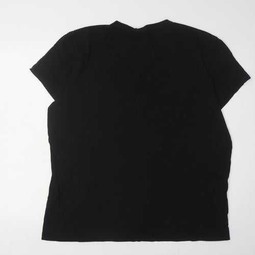 Star Wars Men's Black XL T-Shirt with Logo Print