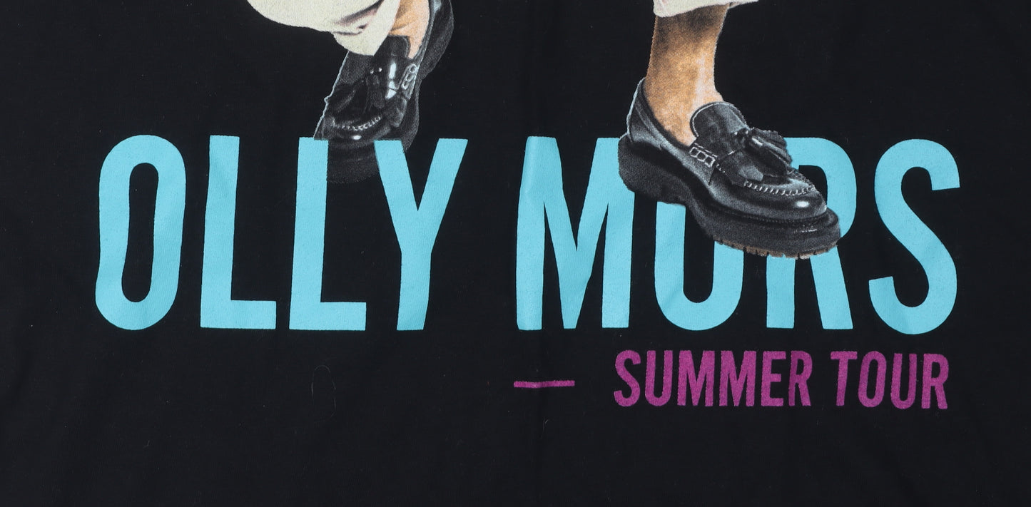 Gildan Black Olly Murs Summer Tour Unisex T-Shirt Size S