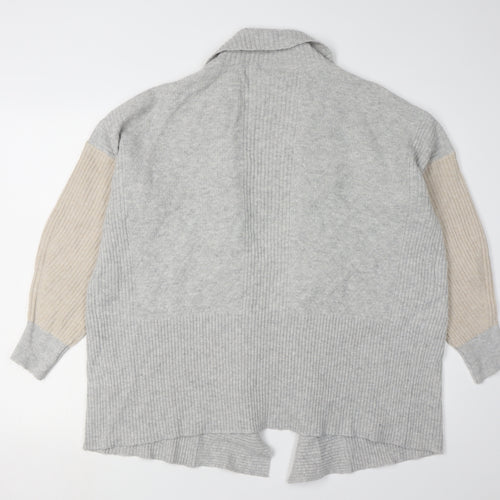 Wallis Women's Grey Petite Cardigan Size 12