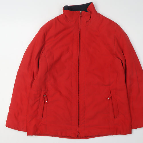 Klass Collection Women's Red Basic Jacket M