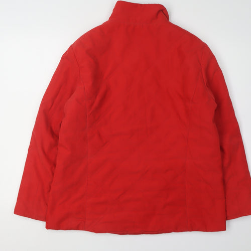 Klass Collection Women's Red Basic Jacket M