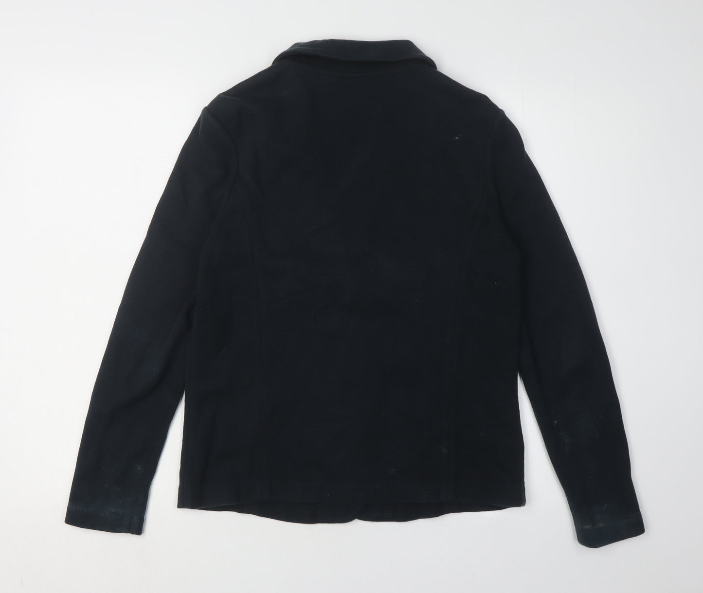 Laura Ashley Women's Black Knit Blazer Size 12