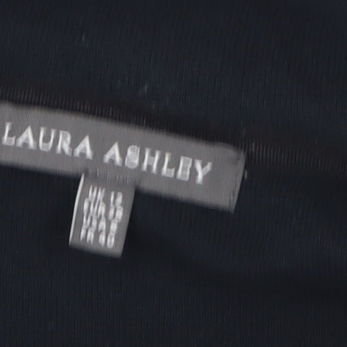 Laura Ashley Women's Black Knit Blazer Size 12