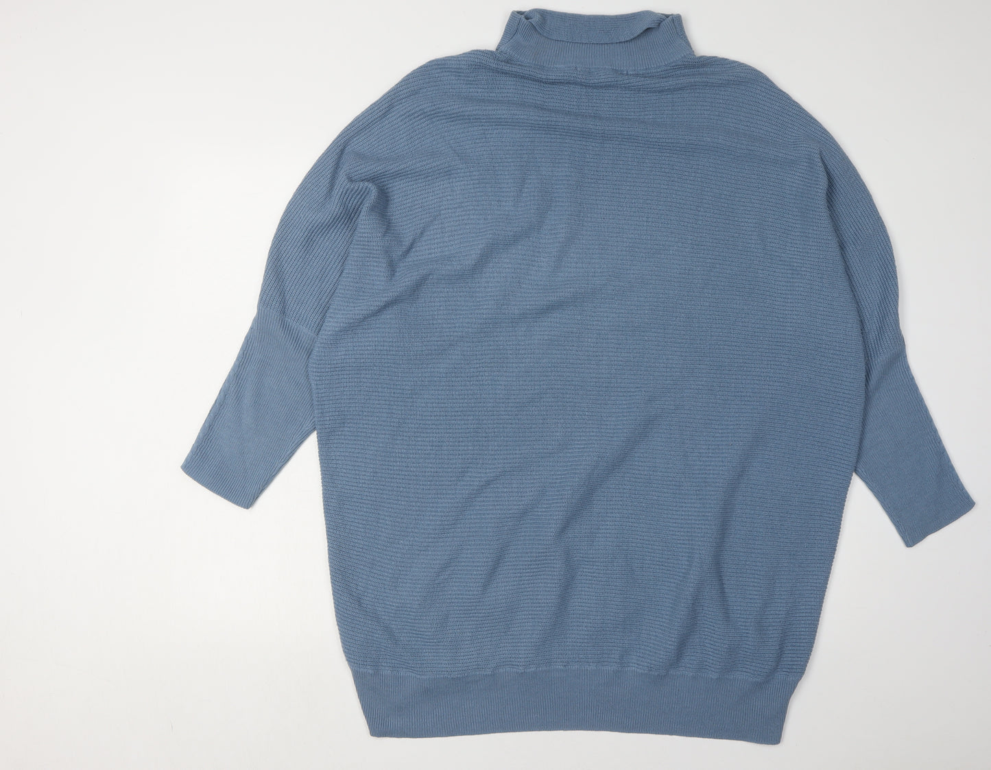 Next Women's Blue Roll Neck Pullover Jumper, Size L