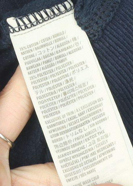 Hollister Women's Black Full Zip Hoodie L Casual