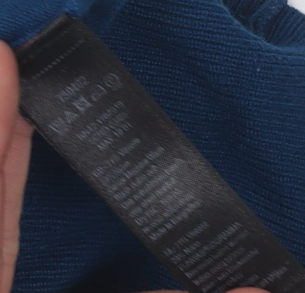 Monsoon Women's Blue Crew Neck Jumper Size L