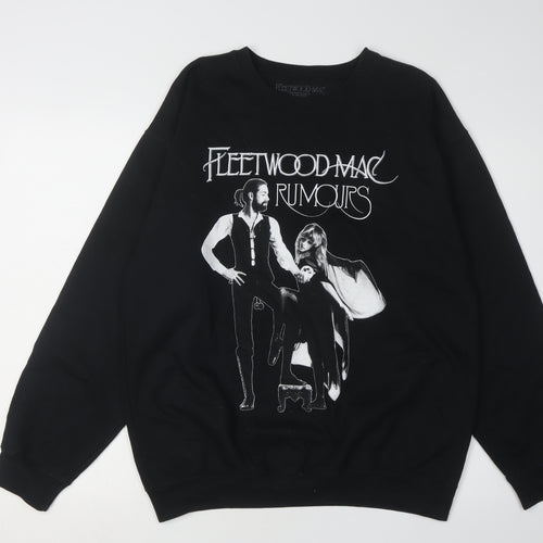 Nasty Gal Women's Black L Pullover Sweatshirt