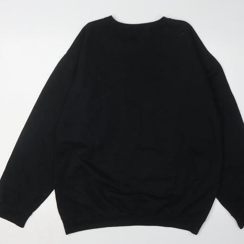Nasty Gal Women's Black L Pullover Sweatshirt