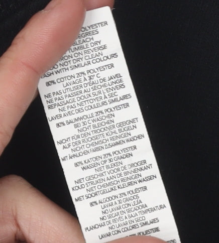 Nasty Gal Women's Black L Pullover Sweatshirt