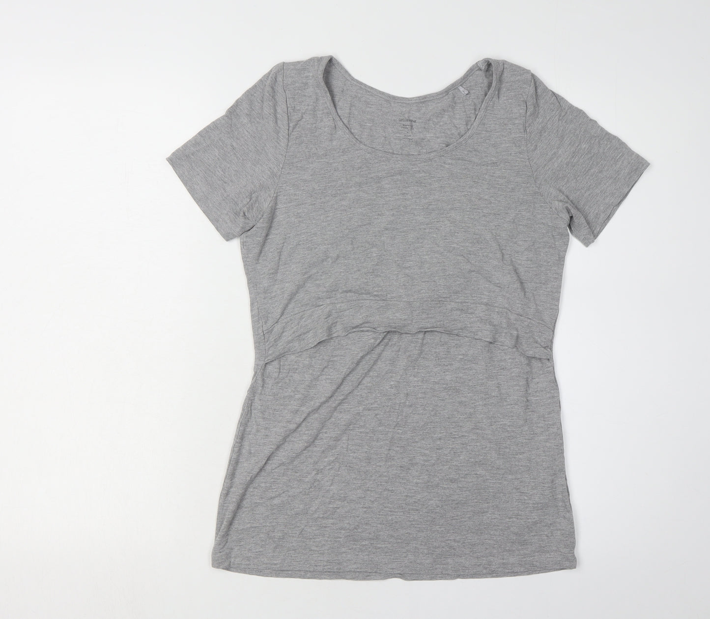 Seraphine Grey Maternity T-Shirt, Women's, Size M, Casual Wear