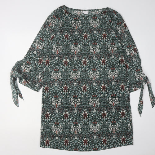 Morris & Co Women's Green Dress, Size 8, Lightweight, Polyester