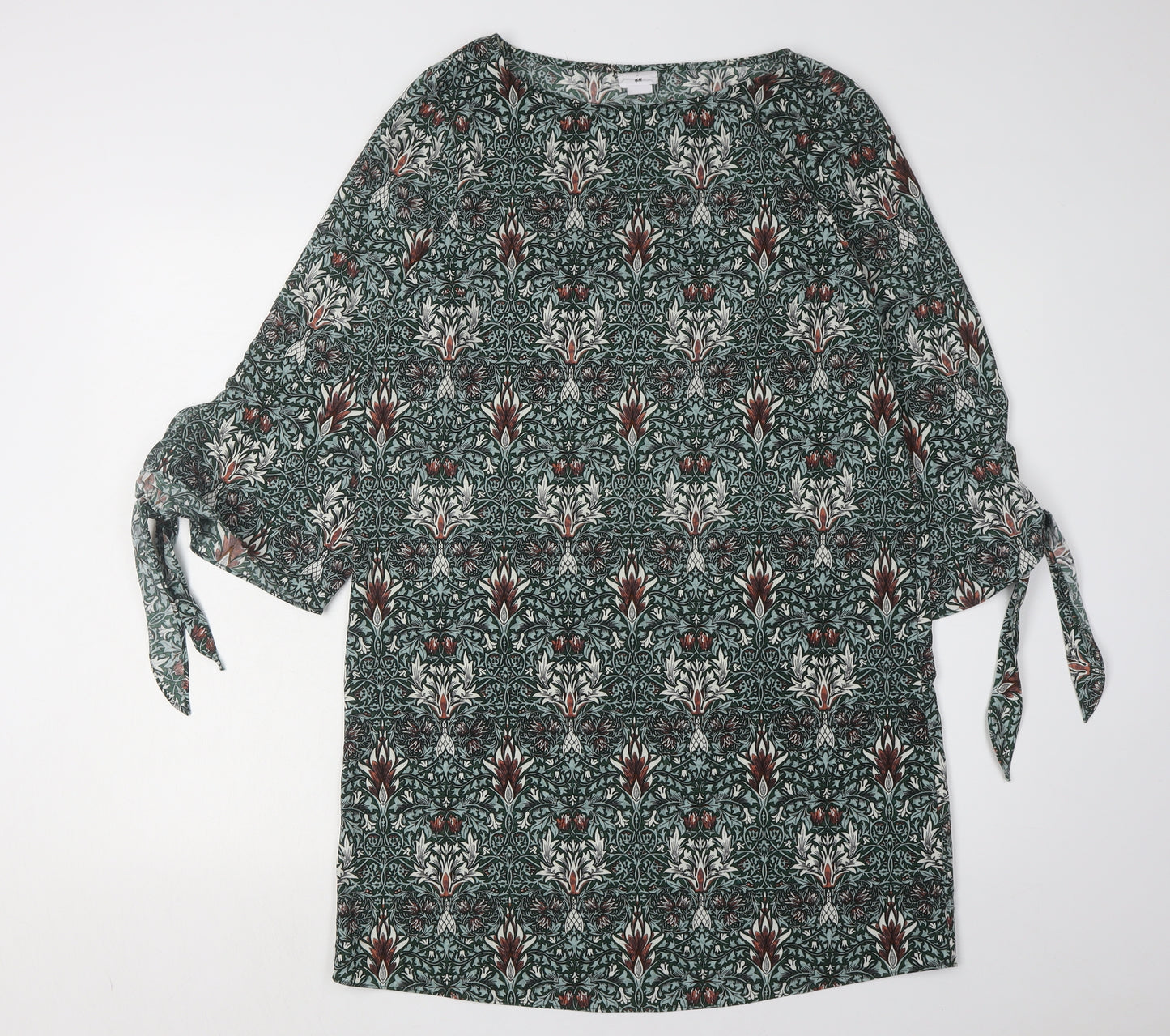 Morris & Co Women's Green Dress, Size 8, Lightweight, Polyester