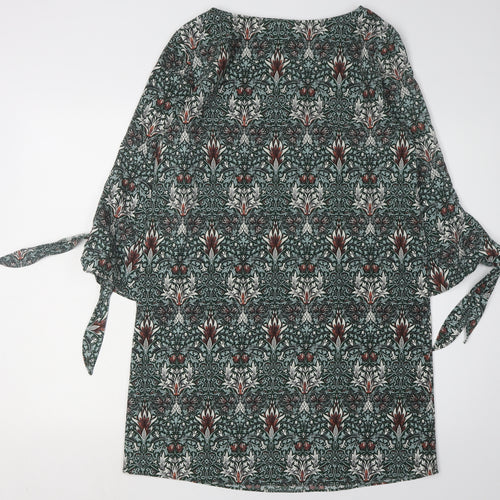 Morris & Co Women's Green Dress, Size 8, Lightweight, Polyester