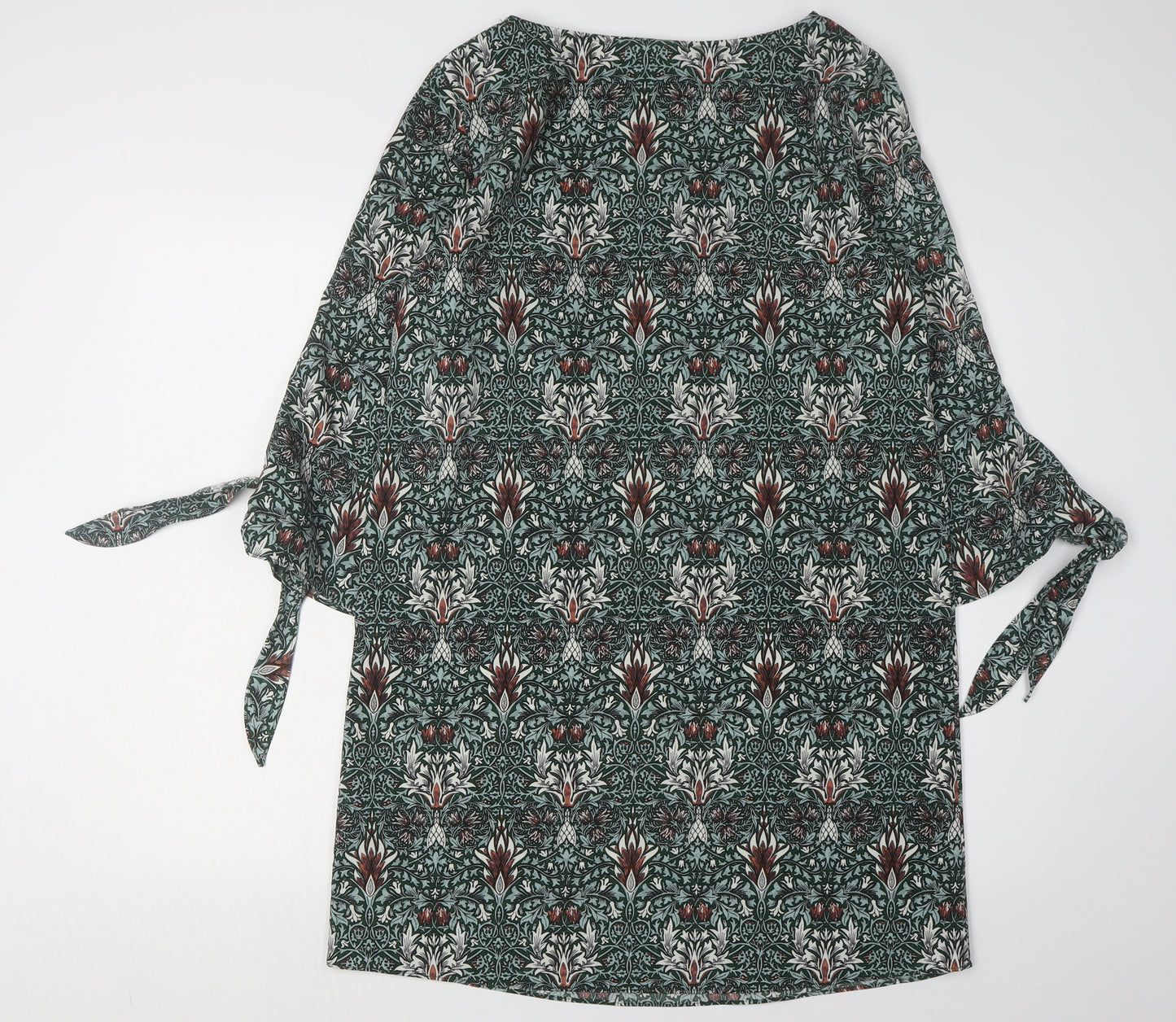 Morris & Co Women's Green Dress, Size 8, Lightweight, Polyester