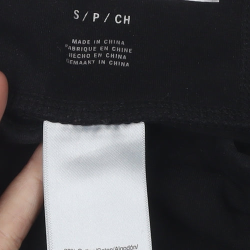 DKNY Women's Black Leggings S Elastic Waist