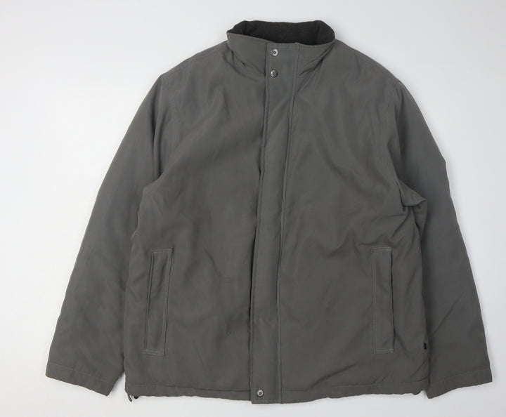 Farah Men's Grey Regular Fit Lined Jacket