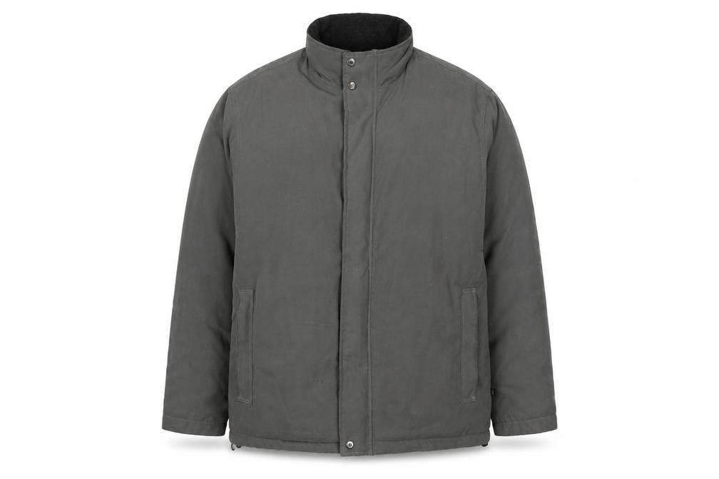 Front view of Farah Men's Grey Regular Fit Lined Jacket