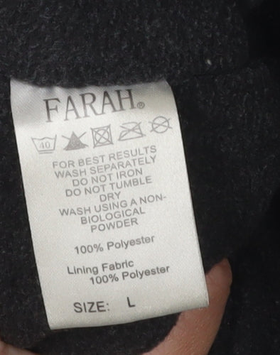 Farah Men's Grey Regular Fit Lined Jacket