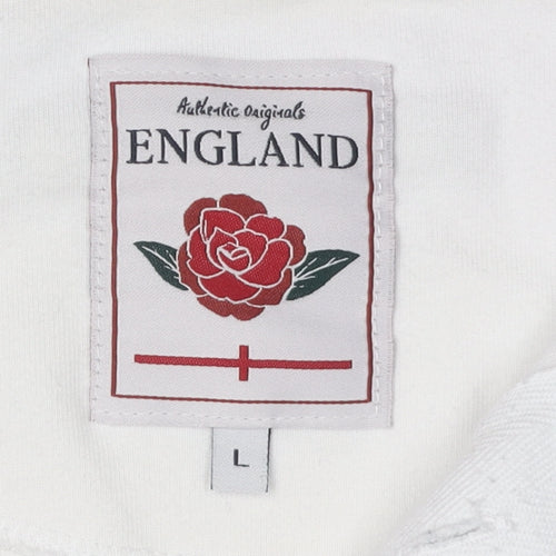 Authentic Originals Men's White Rugby Polo Shirt L