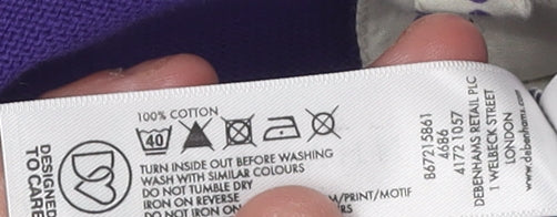 Debenhams Women's Purple Cardigan Size 16