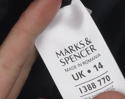 Marks and Spencer Women's Black Jacket Size 14