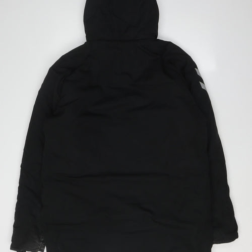 Hummel Men's Black Parka Jacket Medium Football