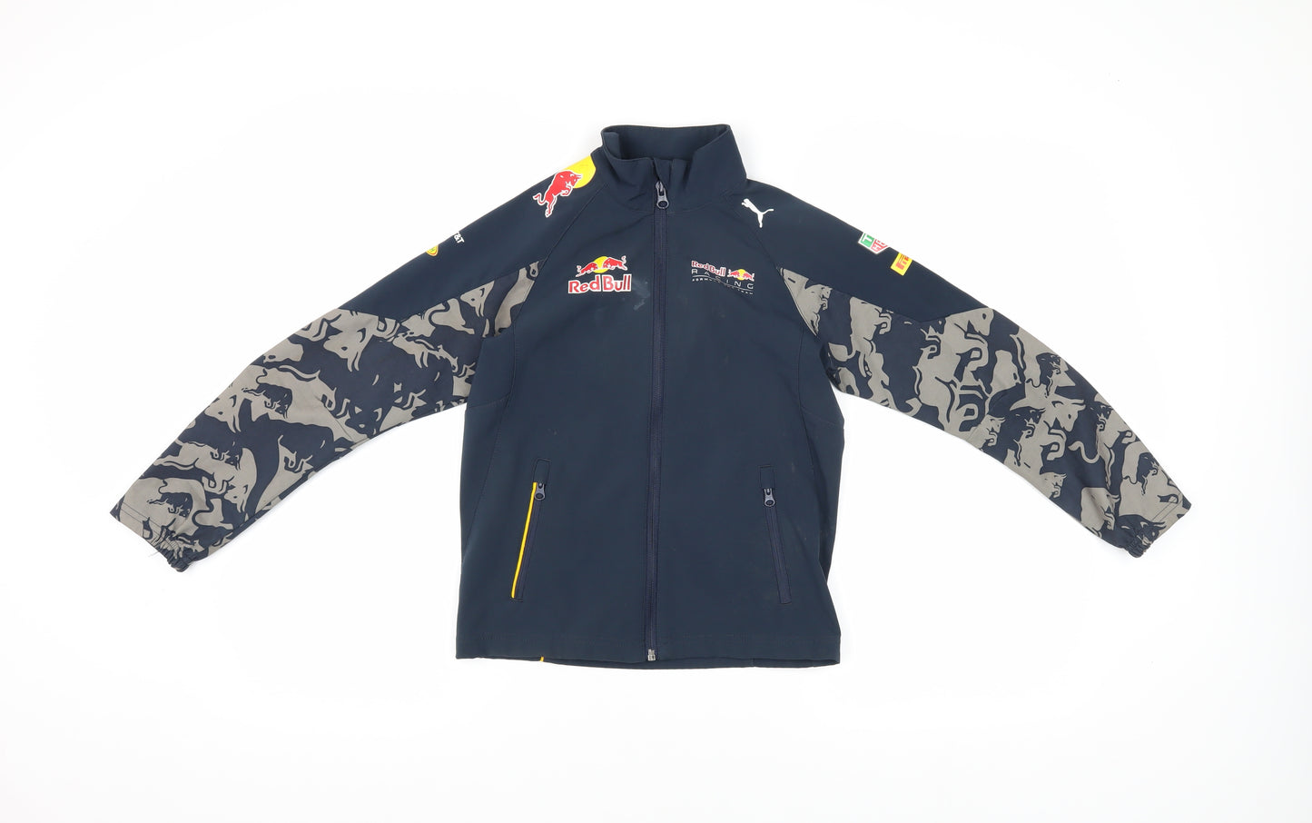 Puma Boys Black Track Jacket 8 Years Motorsport