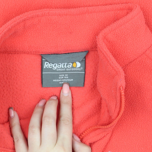 Regatta Women's Red Fleece Jacket Size 32