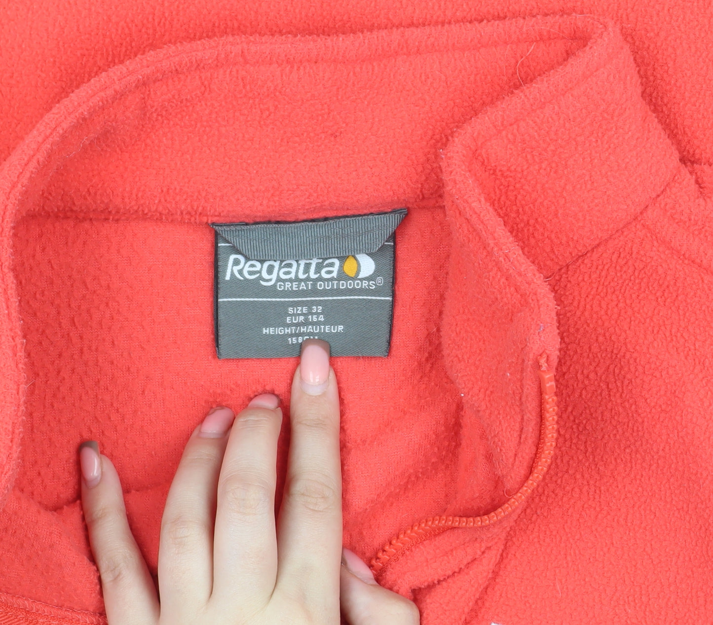 Regatta Women's Red Fleece Jacket Size 32