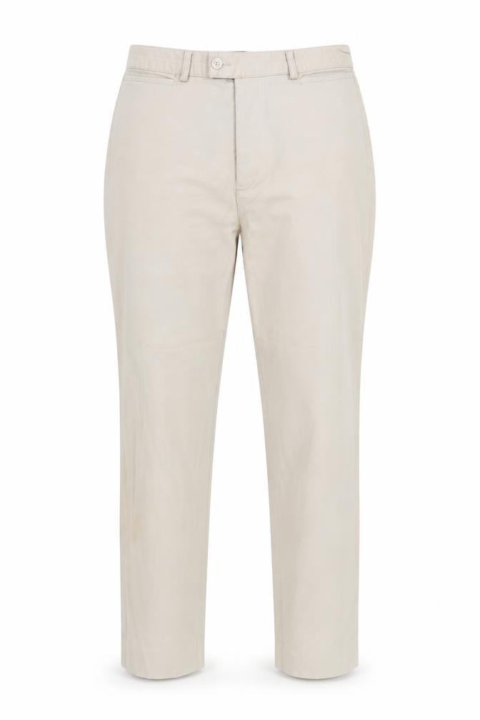 Front view of Dockers Women's Beige Khakis, size 10, Casual Trousers