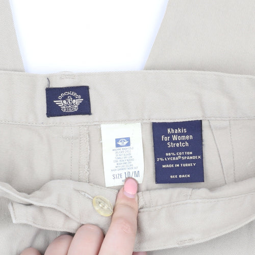 Dockers Women's Beige Khakis Size 10 Casual Trousers