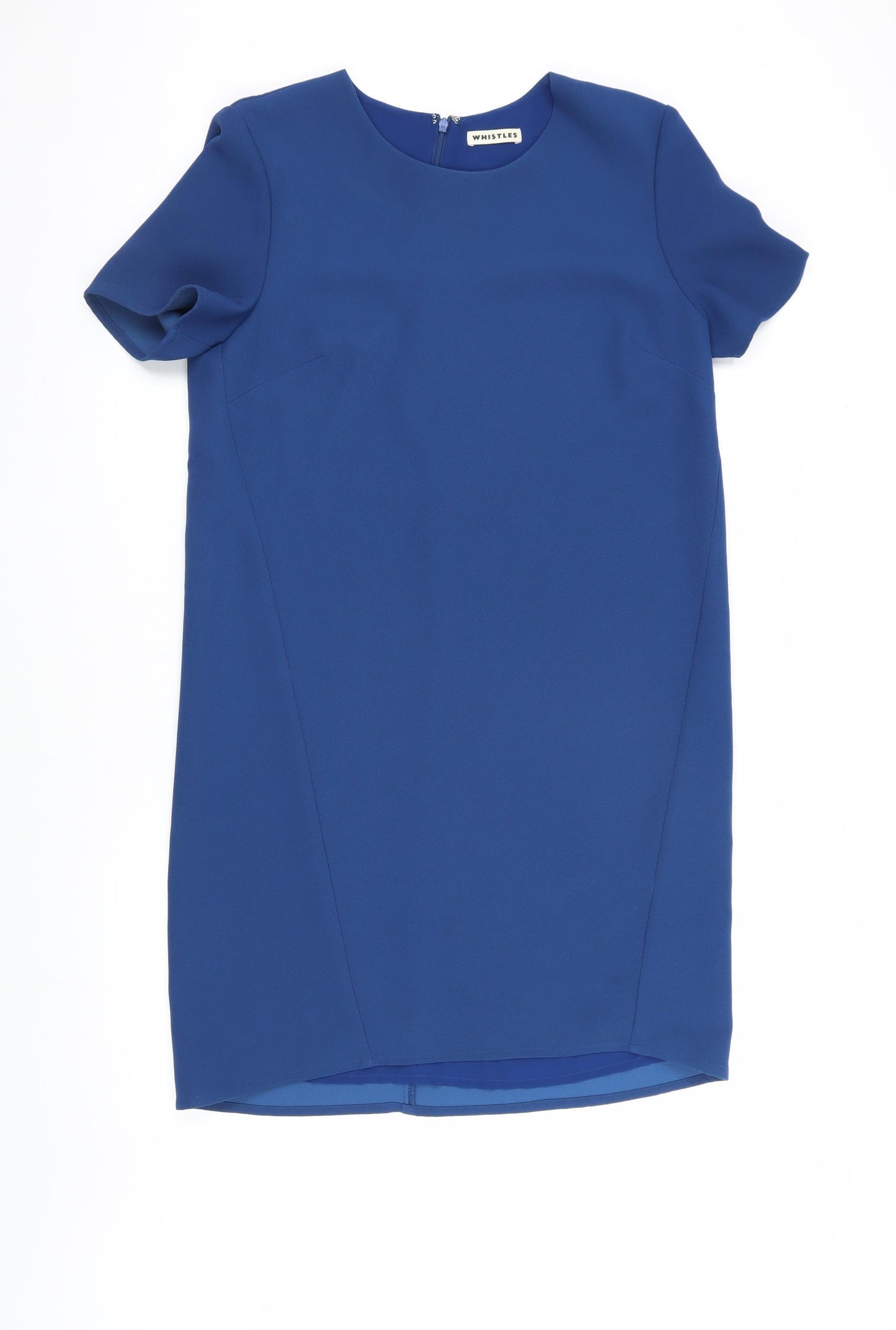 Whistles Women's Blue Short Shift Dress, Size 12