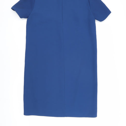 Whistles Women's Blue Short Shift Dress, Size 12