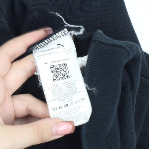 Puma Men's Black XL Pullover Hoodie with Logo