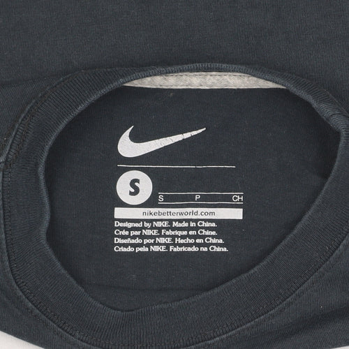 Nike Boys Black Graphic Print T-Shirt Size S