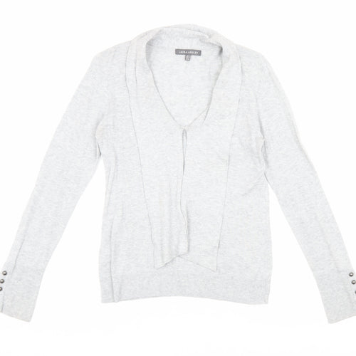 Laura Ashley Women's Grey Cardigan Size 8