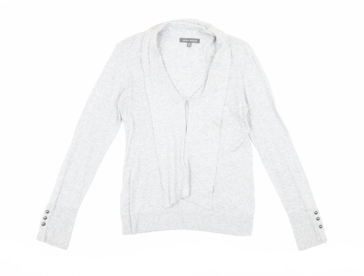 Laura Ashley Women's Grey Cardigan Size 8