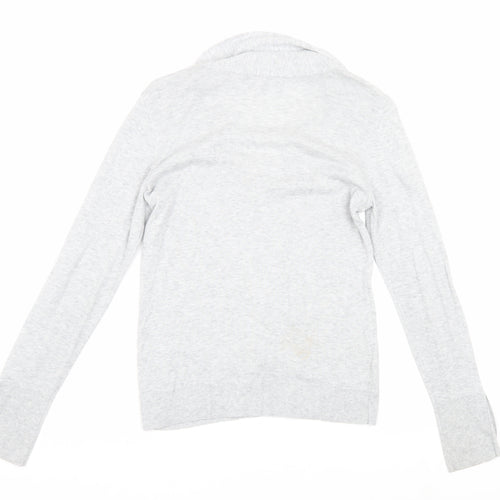 Laura Ashley Women's Grey Cardigan Size 8