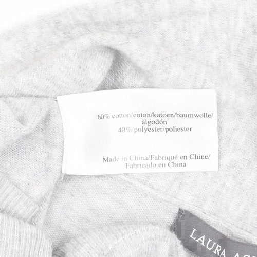 Laura Ashley Women's Grey Cardigan Size 8