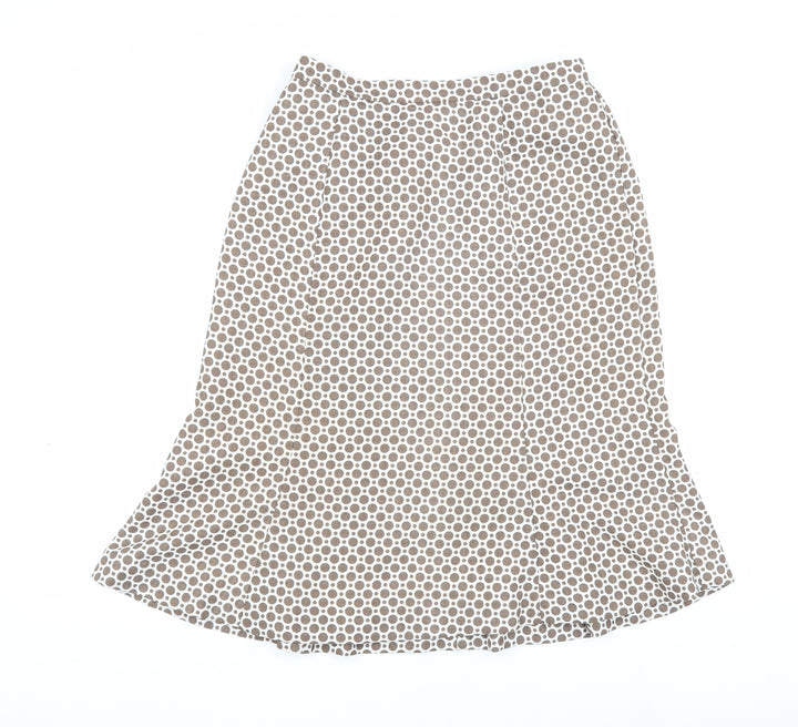 Eastex Women's Multicoloured Polka Dot Skirt Size 10