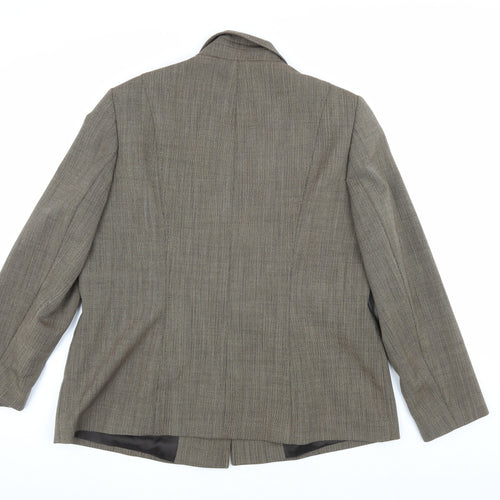 Viyella Women's Grey Blazer, Petites Size 16, Pinstripe