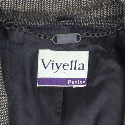 Viyella Women's Grey Blazer, Petites Size 16, Pinstripe
