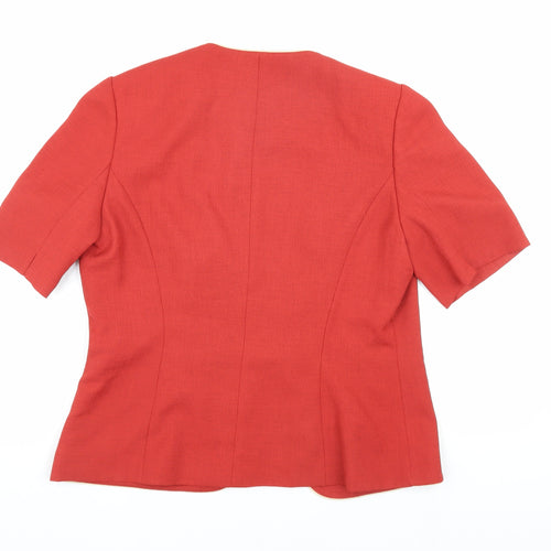Jacques Vert Women's Red Blazer Size 12
