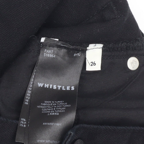 Whistles Women's Black Skinny Jeans Size 26