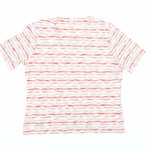 Eastex Women's Multicoloured Striped T-Shirt, Size 10