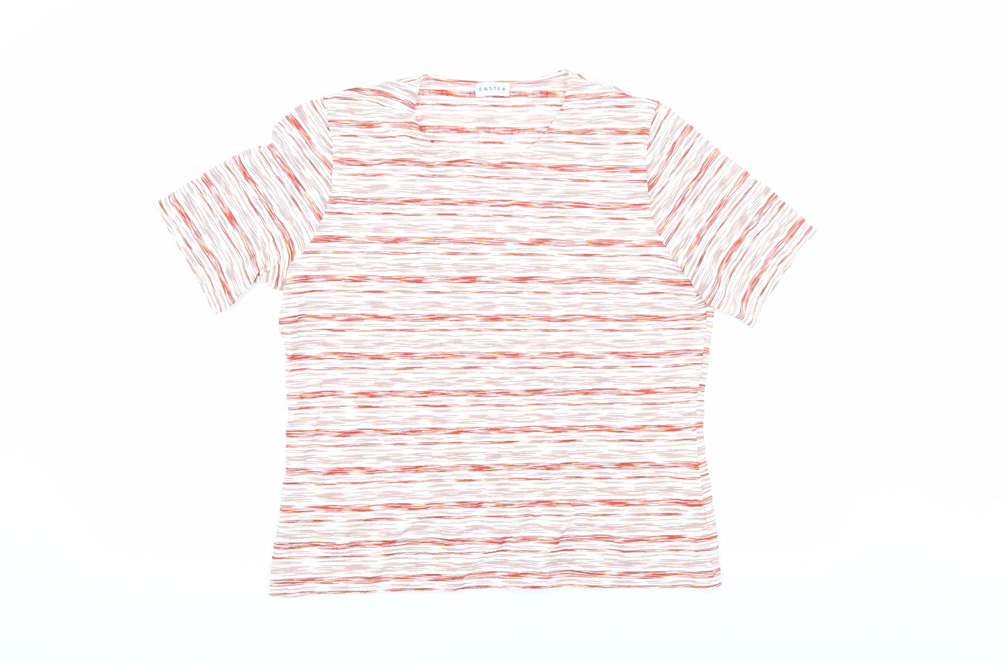 Eastex Women's Multicoloured Striped T-Shirt, Size 10