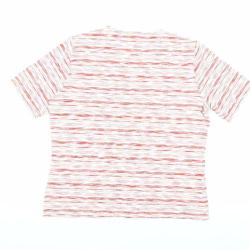 Eastex Women's Multicoloured Striped T-Shirt, Size 10