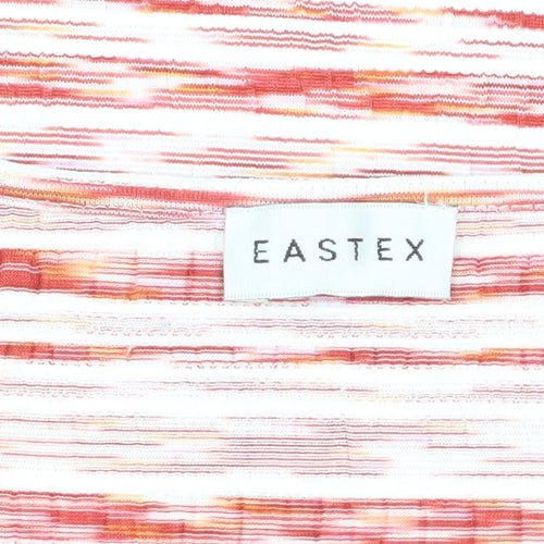 Eastex Women's Multicoloured Striped T-Shirt, Size 10