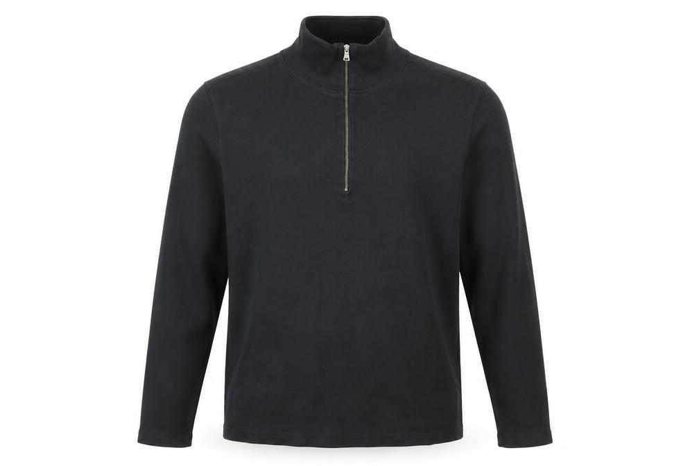 Banana Republic Men's Black M Lightweight 1/2 Zip Sweatshirt