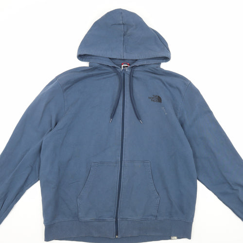 The North Face Men's Blue Full Zip Hoodie 2XL